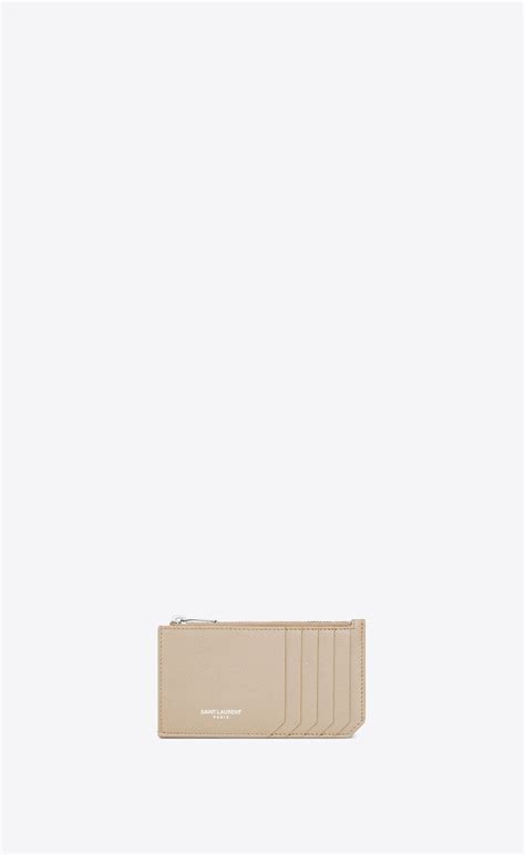 ysl fragment zipped card case|SAINT LAURENT PARIS fragments zipped card case .